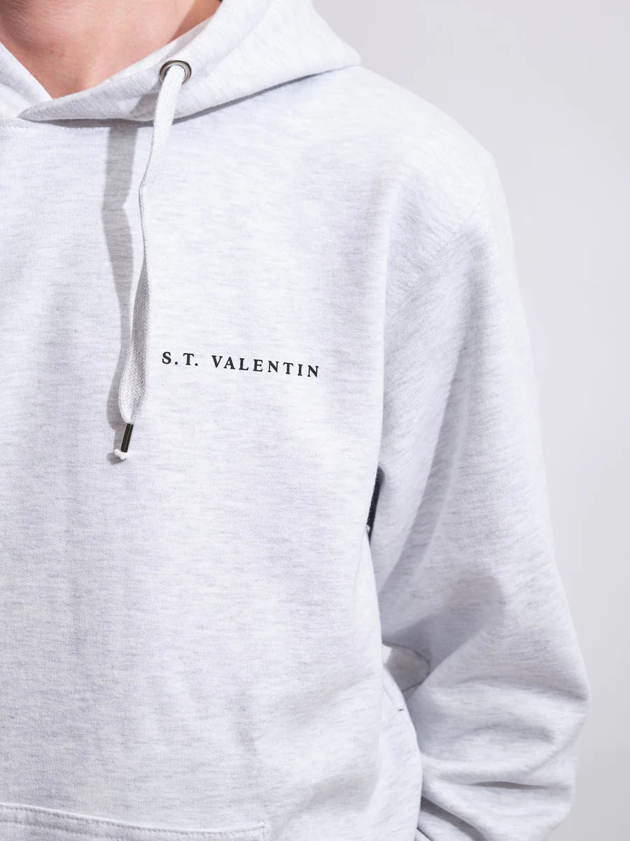 Heavyweight Organic Logo Hoodie | Ash