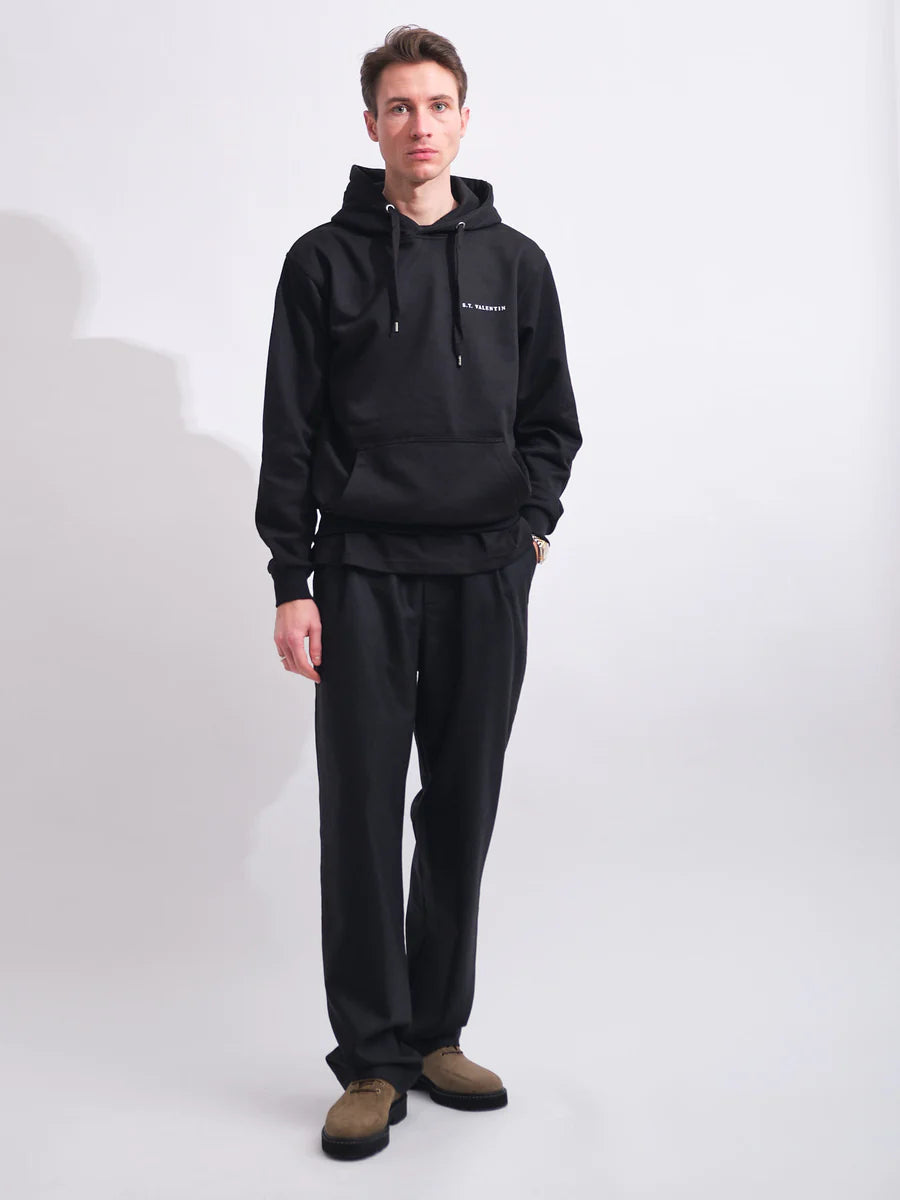 Heavyweight Organic Logo Hoodie | Black
