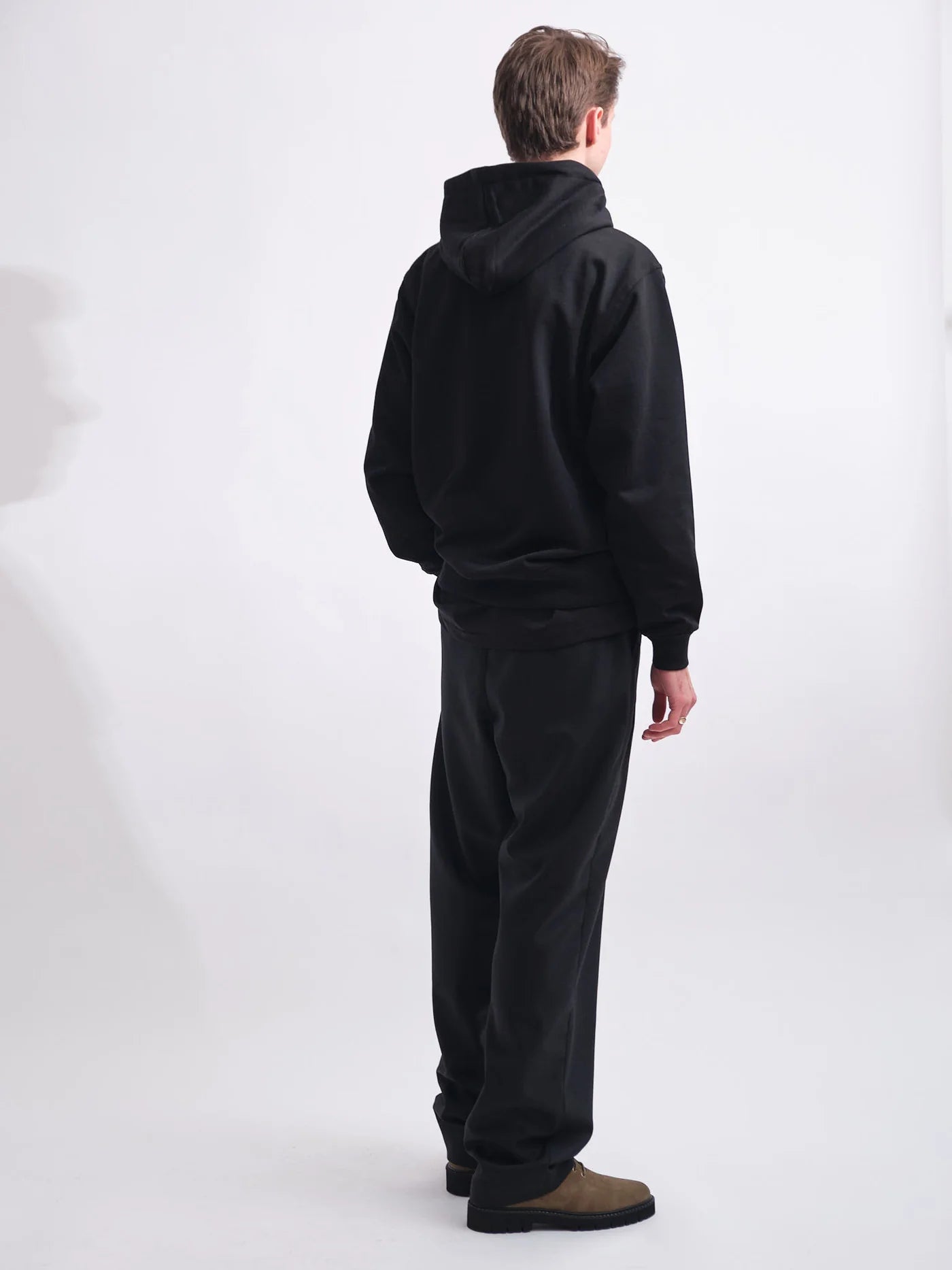 Heavyweight Organic Logo Hoodie | Black