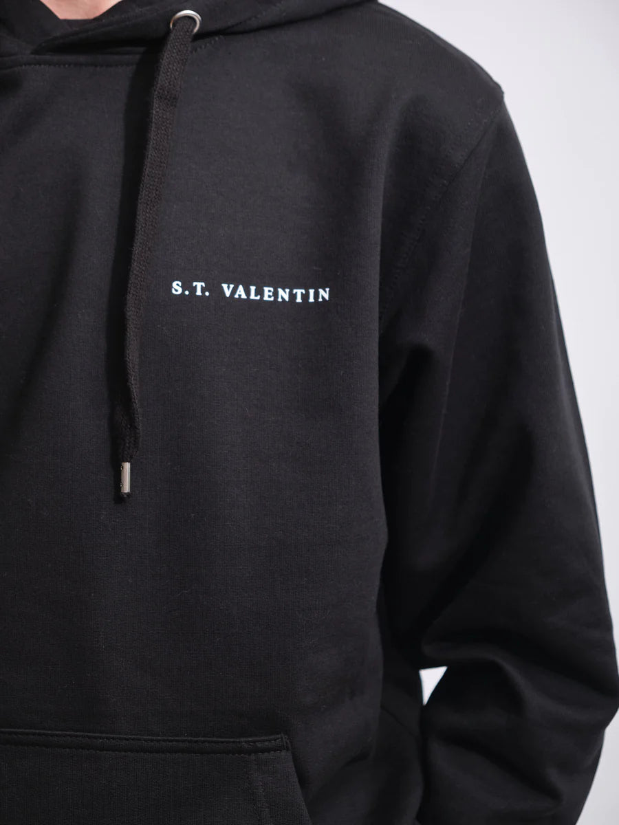 Heavyweight Organic Logo Hoodie | Black