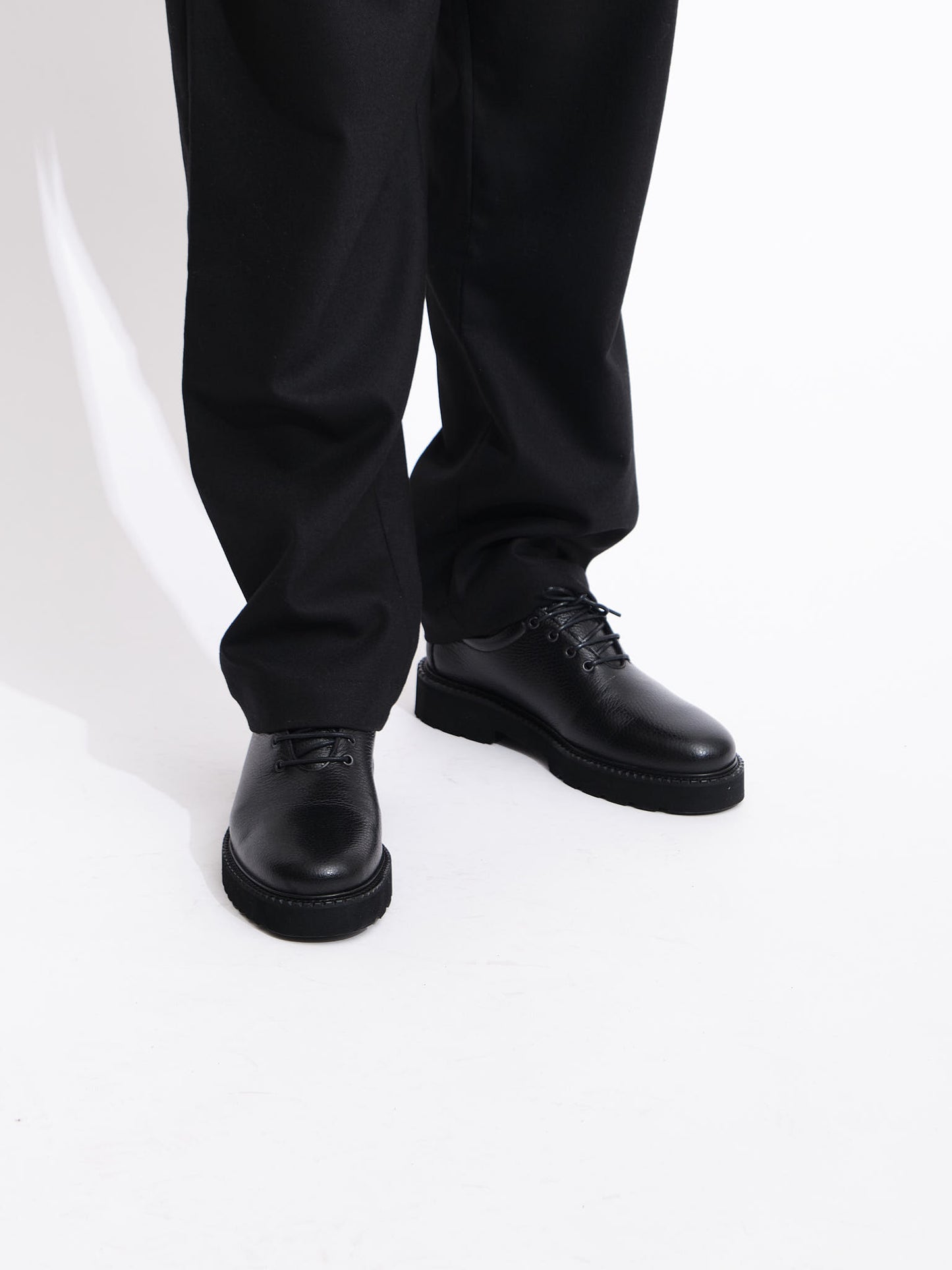 Lightweight NSB | Black Grained Leather
