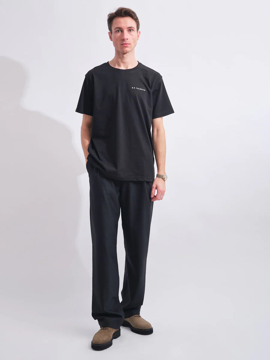 Heavyweight Organic Logo Tee | Black
