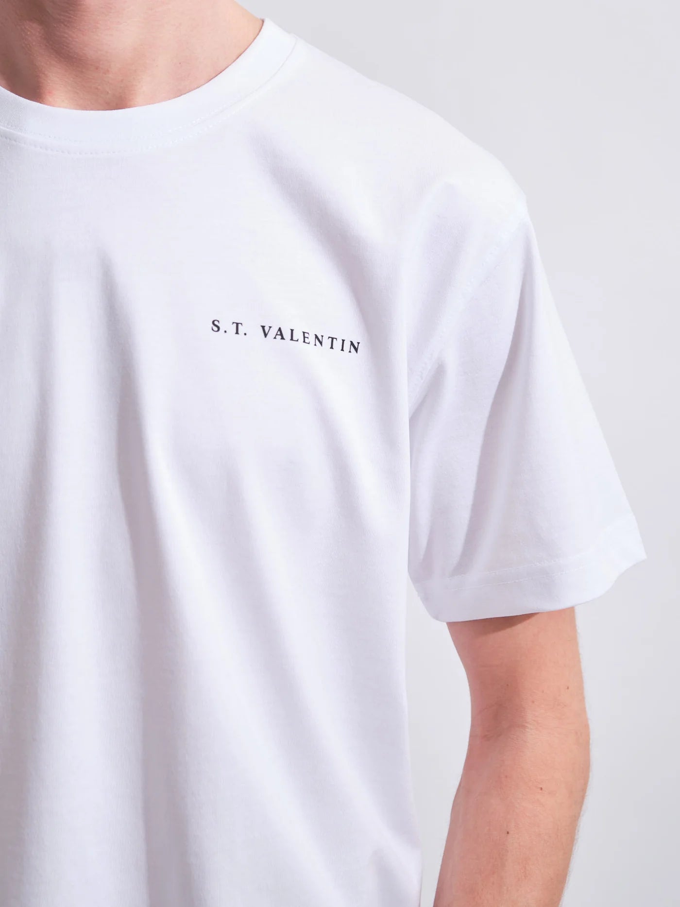 Heavyweight Organic Logo Tee | White