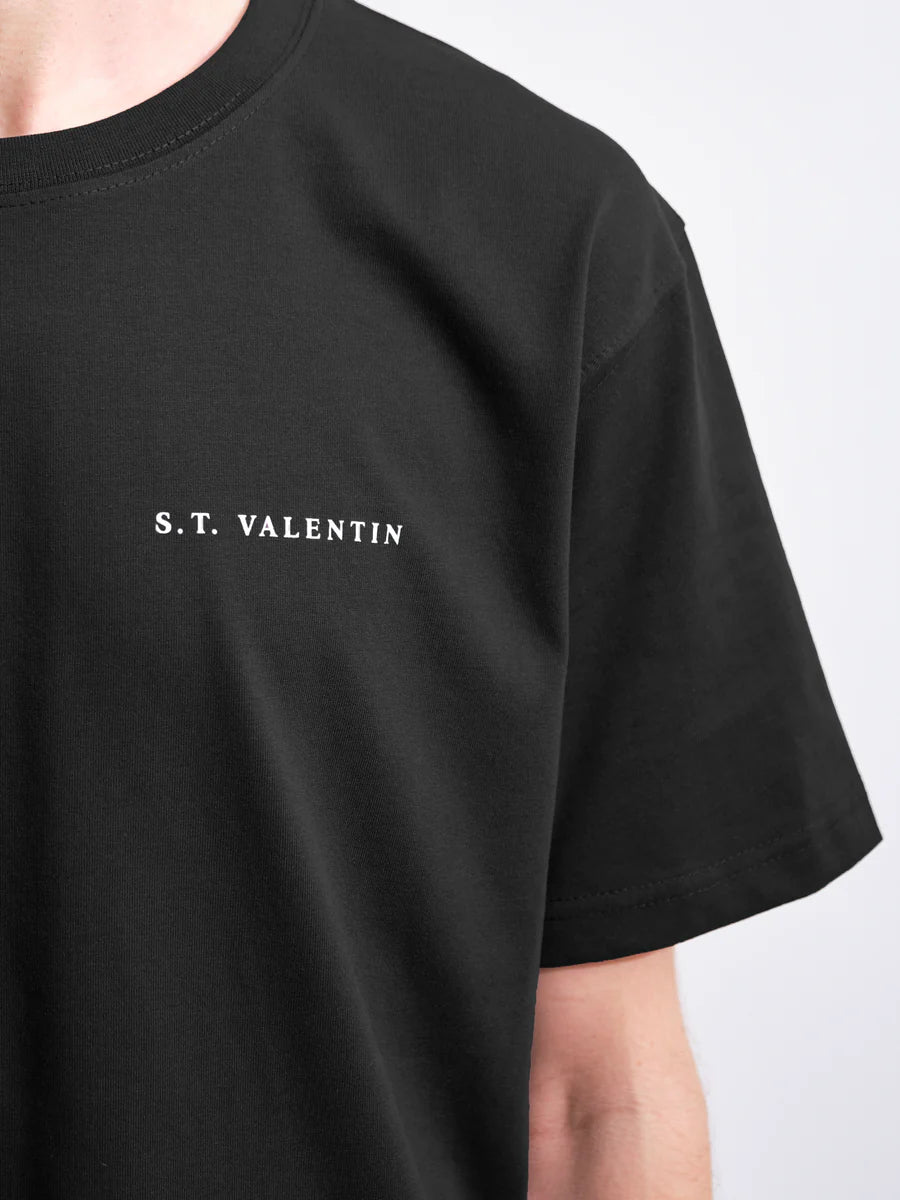 Heavyweight Organic Logo Tee | Black