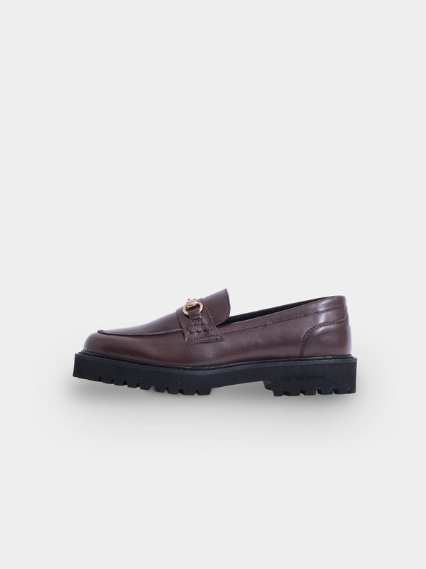 Lightweight Chunky Horsebit Loafer | Brown