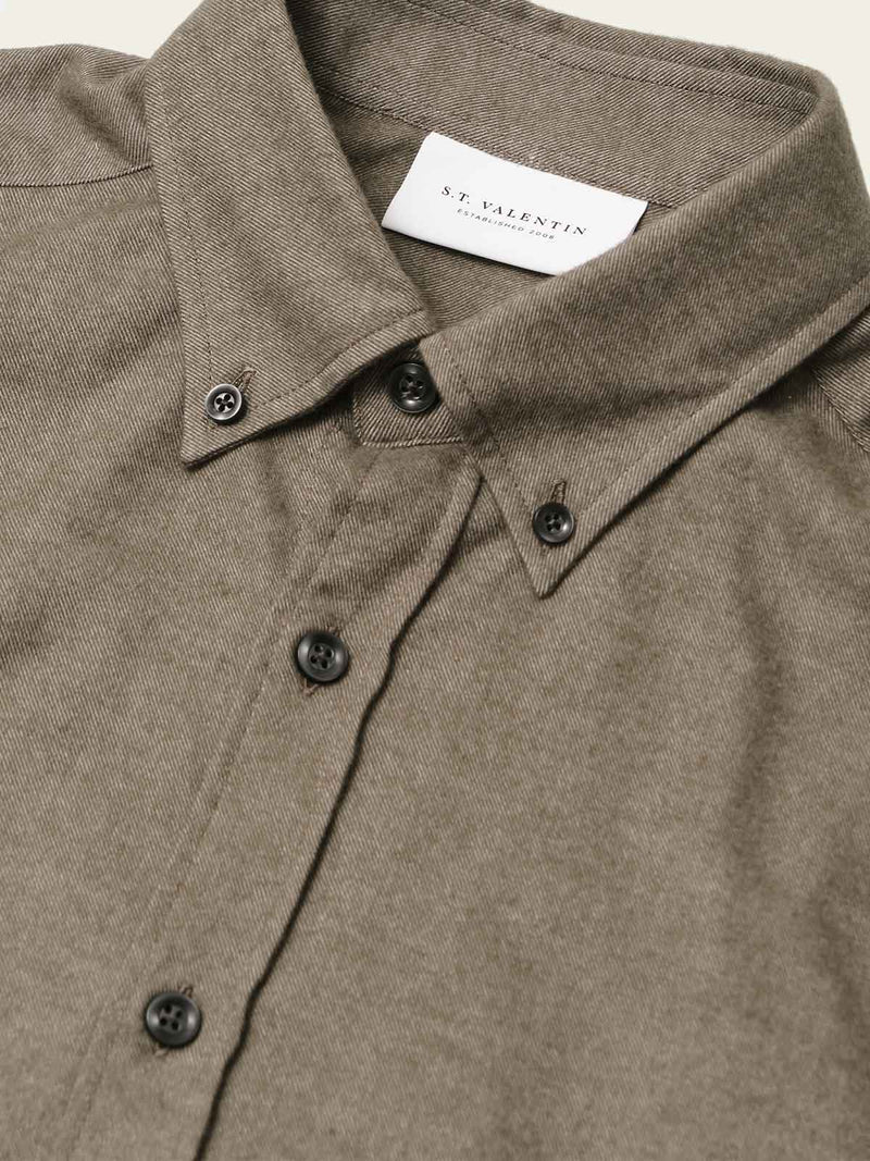 Ultra Soft Flannel Shirt | Stone Green