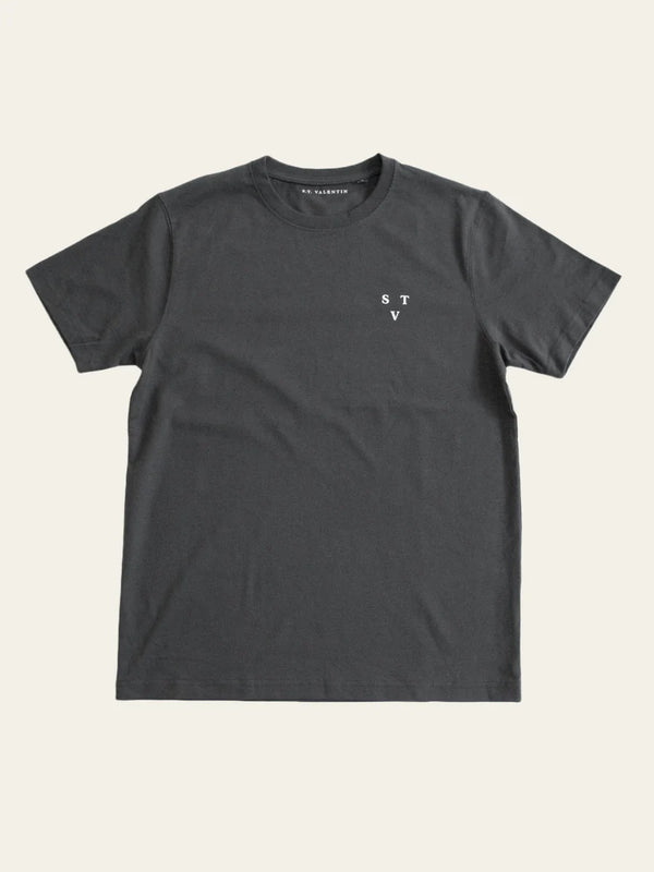 Heavyweight Organic Logo Tee | Grey