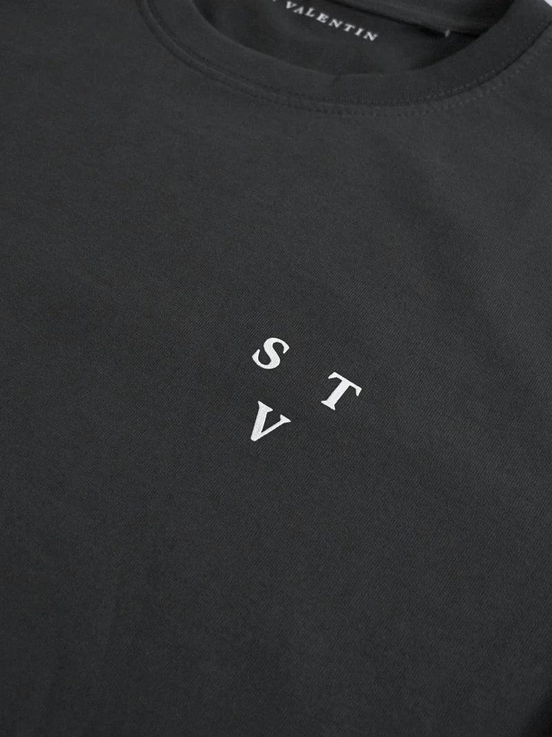 Heavyweight Organic Logo Tee | Grey