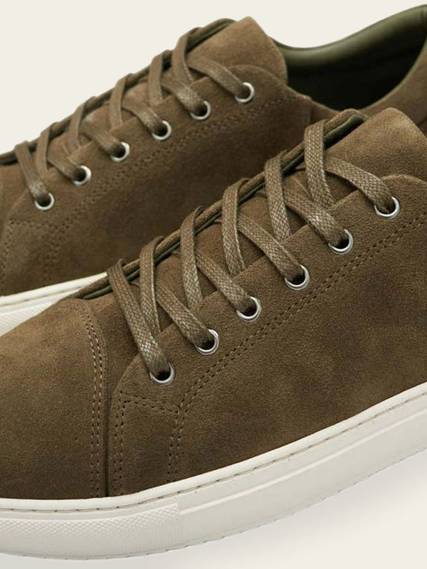 Classic Sneaker | Army Off White Suede